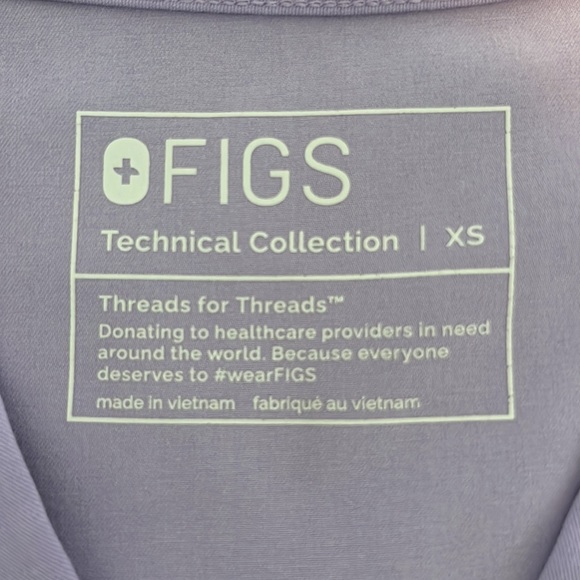 Figs: Catarina One-Pocket Scrub Top. Size XS - Picture 3 of 4